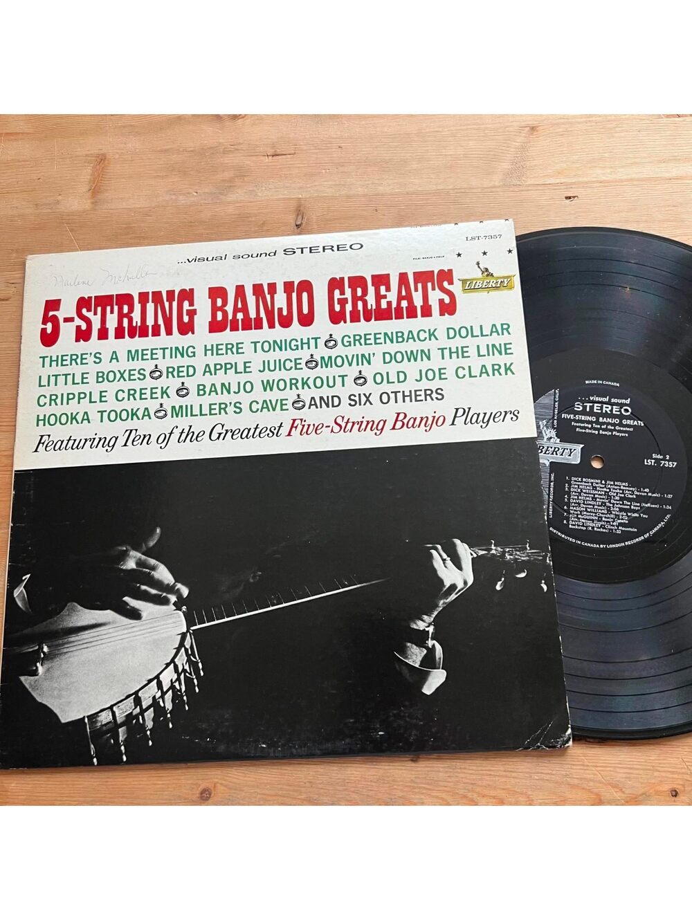 Various - 5-String Banjo Greats 33rpm VG+ VR20